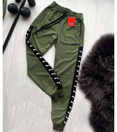 Спортивные штаны хаки ( подросток), двунитка