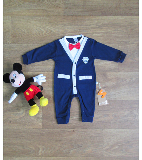 Комбінезон для хлопчика з метеликом турецький babyZ інтерлок
