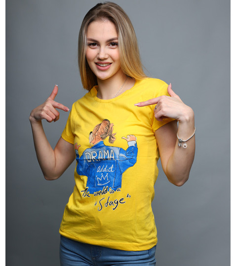 Жіноча футболка літня, бавовна